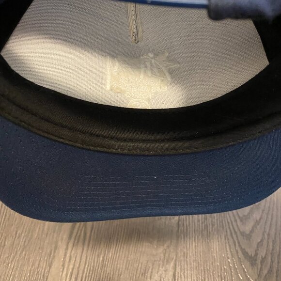 STUSSY WORLD TOUR SNAP BACK HAT PREOWNED NAVY OS - Picture 9 of 11